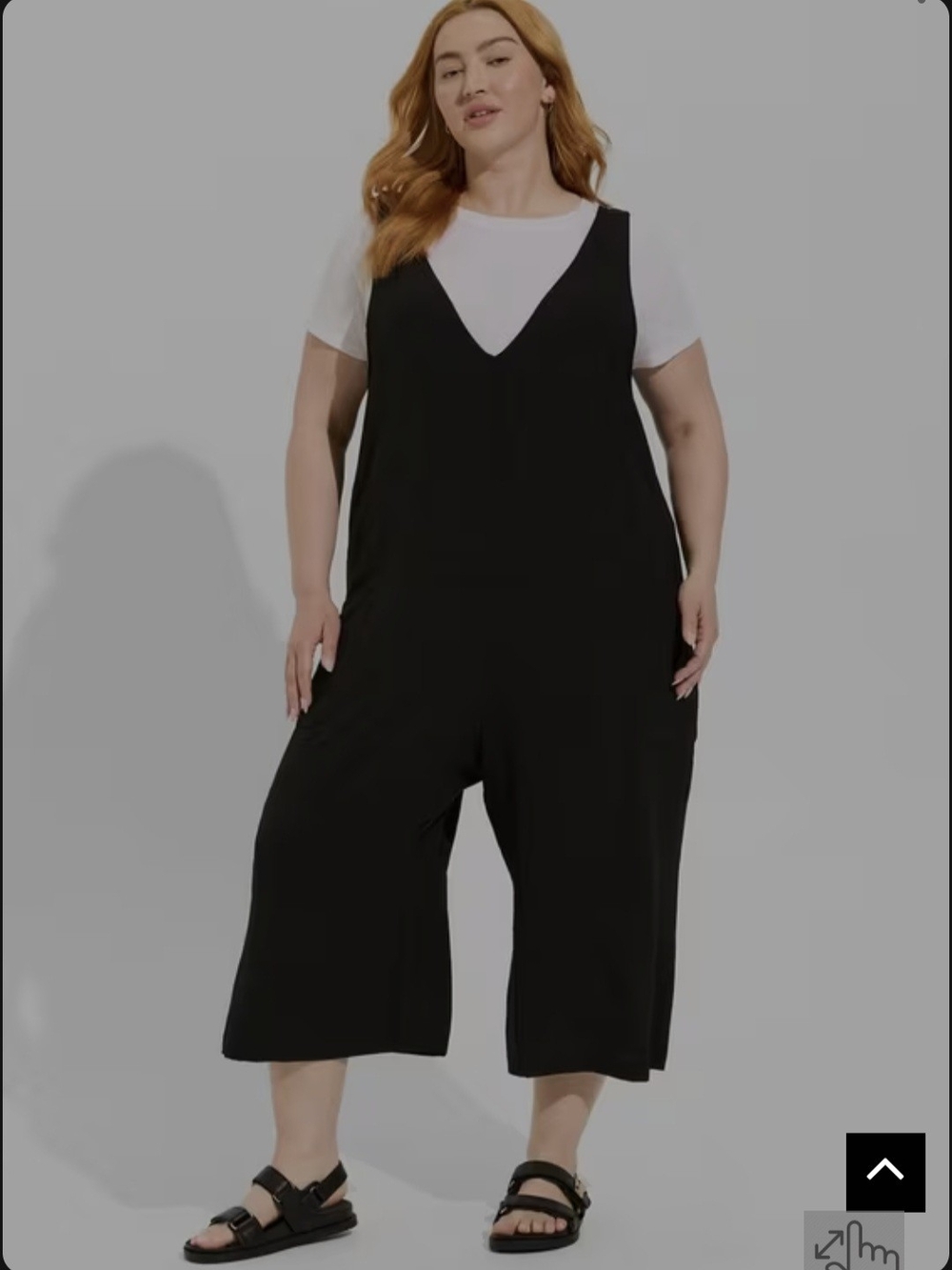 Torrid Wide Leg Crop Polyester Seersucker Size 1X NWT